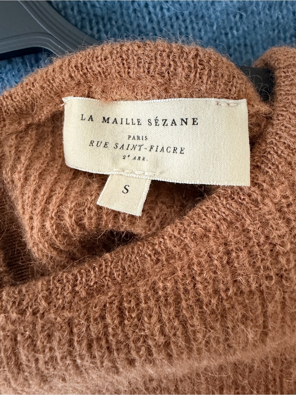 Sezane Gaspard Cardigan in Camel - Picture 5 of 6